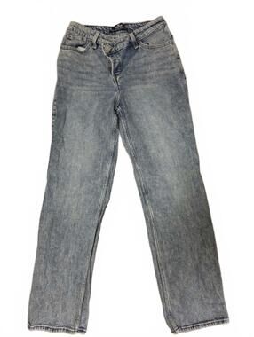 Hollister Vintage Style Light Wash Straight Leg Jeans W29 L31